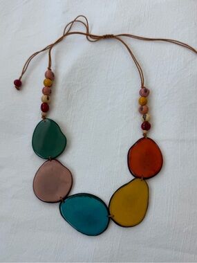 TAGUA NECKLACE. Artisan Handmade Natural  Jewelry of Amazon Rainforest NEW